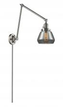 Innovations Lighting 238-SN-G173-LED - Fulton - 1 Light - 8 inch - Brushed Satin Nickel - Swing Arm