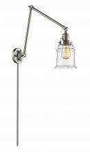 Innovations Lighting 238-SN-G182-LED - Canton - 1 Light - 6 inch - Brushed Satin Nickel - Swing Arm