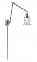 Innovations Lighting 238-SN-G182S-LED - Canton - 1 Light - 8 inch - Brushed Satin Nickel - Swing Arm