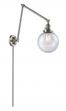 Innovations Lighting 238-SN-G204-8-LED - Beacon - 1 Light - 8 inch - Brushed Satin Nickel - Swing Arm