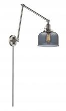 Innovations Lighting 238-SN-G73-LED - Bell - 1 Light - 8 inch - Brushed Satin Nickel - Swing Arm