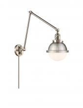 Innovations Lighting 238-SN-HFS-61-SN-LED - Hampden - 1 Light - 7 inch - Brushed Satin Nickel - Swing Arm