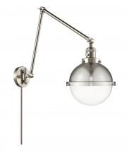 Innovations Lighting 238-SN-HFS-82-SN-LED - Hampden - 1 Light - 9 inch - Brushed Satin Nickel - Swing Arm