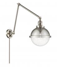 Innovations Lighting 238-SN-HFS-84-SN-LED - Hampden - 1 Light - 9 inch - Brushed Satin Nickel - Swing Arm