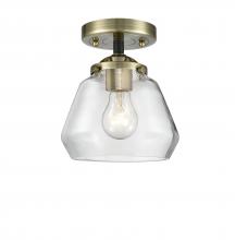 Innovations Lighting 284-1C-BAB-G172-LED - Fulton - 1 Light - 7 inch - Black Antique Brass - Semi-Flush Mount