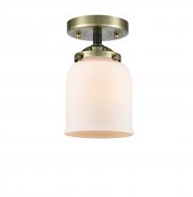 Innovations Lighting 284-1C-BAB-G51-LED - Bell - 1 Light - 5 inch - Black Antique Brass - Semi-Flush Mount