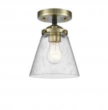 Innovations Lighting 284-1C-BAB-G64 - Cone - 1 Light - 6 inch - Black Antique Brass - Semi-Flush Mount