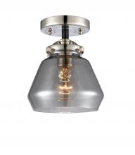 Innovations Lighting 284-1C-BPN-G173-LED - Fulton - 1 Light - 7 inch - Black Polished Nickel - Semi-Flush Mount