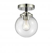 Innovations Lighting 284-1C-BPN-G202-6-LED - Beacon - 1 Light - 6 inch - Black Polished Nickel - Semi-Flush Mount