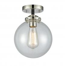 Innovations Lighting 284-1C-BPN-G202-8-LED - Beacon - 1 Light - 8 inch - Black Polished Nickel - Semi-Flush Mount