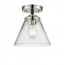 Innovations Lighting 284-1C-BPN-G42-LED - Cone - 1 Light - 8 inch - Black Polished Nickel - Semi-Flush Mount