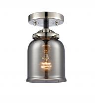 Innovations Lighting 284-1C-BPN-G53-LED - Bell - 1 Light - 5 inch - Black Polished Nickel - Semi-Flush Mount