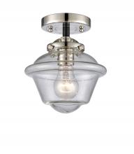 Innovations Lighting 284-1C-BPN-G534-LED - Oxford - 1 Light - 8 inch - Black Polished Nickel - Semi-Flush Mount