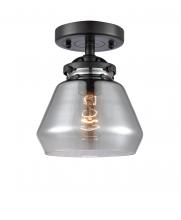 Innovations Lighting 284-1C-OB-G173 - Fulton - 1 Light - 7 inch - Oil Rubbed Bronze - Semi-Flush Mount