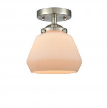 Innovations Lighting 284-1C-SN-G171 - Fulton - 1 Light - 7 inch - Brushed Satin Nickel - Semi-Flush Mount