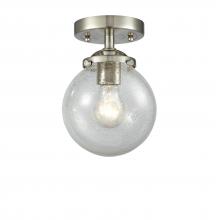 Innovations Lighting 284-1C-SN-G204-6-LED - Beacon - 1 Light - 6 inch - Brushed Satin Nickel - Semi-Flush Mount