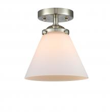 Innovations Lighting 284-1C-SN-G41-LED - Cone - 1 Light - 8 inch - Brushed Satin Nickel - Semi-Flush Mount