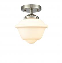 Innovations Lighting 284-1C-SN-G531-LED - Oxford - 1 Light - 8 inch - Brushed Satin Nickel - Semi-Flush Mount