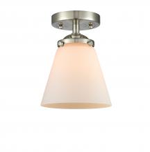 Innovations Lighting 284-1C-SN-G61-LED - Cone - 1 Light - 6 inch - Brushed Satin Nickel - Semi-Flush Mount