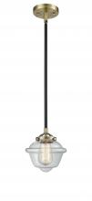 Innovations Lighting 284-1S-BAB-G532-LED - Oxford - 1 Light - 8 inch - Black Antique Brass - Cord hung - Mini Pendant