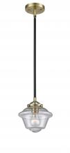 Innovations Lighting 284-1S-BAB-G534-LED - Oxford - 1 Light - 8 inch - Black Antique Brass - Cord hung - Mini Pendant