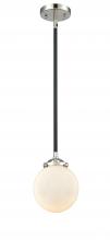 Innovations Lighting 284-1S-BPN-G201-6-LED - Beacon - 1 Light - 6 inch - Black Polished Nickel - Cord hung - Mini Pendant