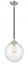 Innovations Lighting 284-1S-BPN-G202-10-LED - Beacon - 1 Light - 10 inch - Black Polished Nickel - Cord hung - Mini Pendant