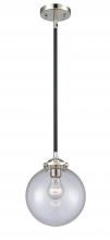 Innovations Lighting 284-1S-BPN-G204-8-LED - Beacon - 1 Light - 8 inch - Black Polished Nickel - Cord hung - Mini Pendant