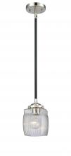 Innovations Lighting 284-1S-BPN-G302-LED - Colton - 1 Light - 6 inch - Black Polished Nickel - Cord hung - Mini Pendant