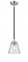  284-1S-BPN-G62 - Cone - 1 Light - 6 inch - Black Polished Nickel - Cord hung - Mini Pendant