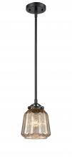 Innovations Lighting 284-1S-OB-G146 - Chatham - 1 Light - 7 inch - Oil Rubbed Bronze - Cord hung - Mini Pendant