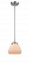 Innovations Lighting 284-1S-SN-G171-LED - Fulton - 1 Light - 7 inch - Brushed Satin Nickel - Cord hung - Mini Pendant