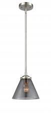 Innovations Lighting 284-1S-SN-G43 - Cone - 1 Light - 8 inch - Brushed Satin Nickel - Cord hung - Mini Pendant