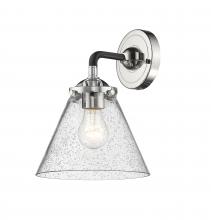  284-1W-BPN-G44 - Cone - 1 Light - 8 inch - Black Polished Nickel - Sconce