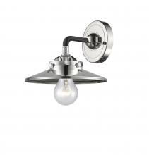  284-1W-BPN-M1-PN - Railroad - 1 Light - 8 inch - Black Polished Nickel - Sconce