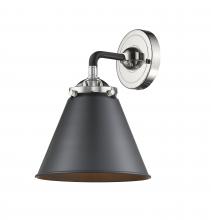  284-1W-BPN-M13-BK - Appalachian - 1 Light - 8 inch - Black Polished Nickel - Sconce