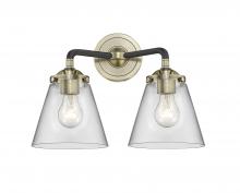 Innovations Lighting 284-2W-BAB-G62-LED - Cone - 2 Light - 14 inch - Black Antique Brass - Bath Vanity Light