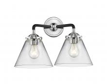 Innovations Lighting 284-2W-BPN-G42-LED - Cone - 2 Light - 16 inch - Black Polished Nickel - Bath Vanity Light