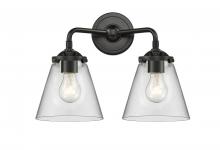 Innovations Lighting 284-2W-OB-G62-LED - Cone - 2 Light - 14 inch - Oil Rubbed Bronze - Bath Vanity Light