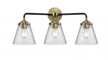 Innovations Lighting 284-3W-BAB-G62-LED - Cone - 3 Light - 24 inch - Black Antique Brass - Bath Vanity Light