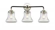  284-3W-BPN-G192 - Bellmont - 3 Light - 24 inch - Black Polished Nickel - Bath Vanity Light