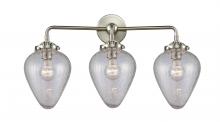 Innovations Lighting 284-3W-SN-G165-LED - Geneseo - 3 Light - 25 inch - Brushed Satin Nickel - Bath Vanity Light