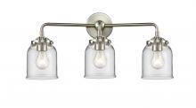 Innovations Lighting 284-3W-SN-G52-LED - Bell - 3 Light - 23 inch - Brushed Satin Nickel - Bath Vanity Light