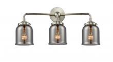 Innovations Lighting 284-3W-SN-G53-LED - Bell - 3 Light - 23 inch - Brushed Satin Nickel - Bath Vanity Light