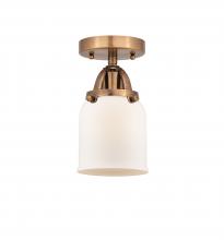 Innovations Lighting 288-1C-AC-G51-LED - Bell - 1 Light - 5 inch - Antique Copper - Semi-Flush Mount