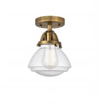  288-1C-BB-G324 - Olean - 1 Light - 7 inch - Brushed Brass - Semi-Flush Mount