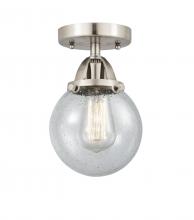 Innovations Lighting 288-1C-SN-G204-6-LED - Beacon - 1 Light - 6 inch - Brushed Satin Nickel - Semi-Flush Mount