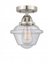 Innovations Lighting 288-1C-SN-G534-LED - Oxford - 1 Light - 8 inch - Brushed Satin Nickel - Semi-Flush Mount