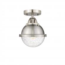 Innovations Lighting 288-1C-SN-HFS-64-SN-LED - Hampden - 1 Light - 7 inch - Brushed Satin Nickel - Semi-Flush Mount