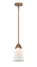 Innovations Lighting 288-1S-AC-G181-LED - Canton - 1 Light - 6 inch - Antique Copper - Cord hung - Mini Pendant